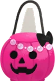 ガーリーハロウィンバスケット