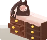 手作り引き出し棚・ブラウン