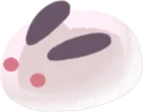 雪ウサギ