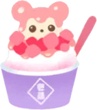 夜市のかき氷・イチゴ