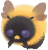穏やかなクマバチ
