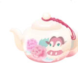 ハナパキケと花柄の茶器