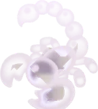 ガラスのサソリオブジェ