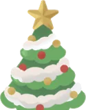 クリスマスツリーの置き物