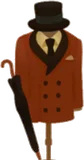 紳士服コーデのトルソー