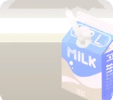 待ち時間のオトモ・牛乳