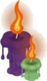 怪しいろうそく