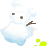 解け出したなにかに似た雪だるま