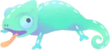 カメレオンのぬいぐるみ