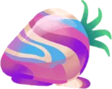 コーティングされたイチゴ