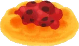 テントウムシジャムのパン