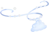 落とし物の雲のペンダント