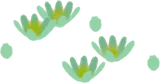 淡い色の小花