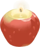 りんごキャンドル