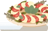 バジル香るカプレーゼ