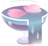 水が零れる器