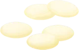 散らばったホワイトチョコチップ