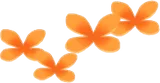 壇上の装飾された花・右