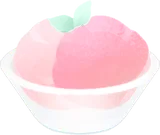 桃シャーベット
