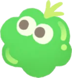 小さなポフのゴムボール