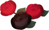 観客席から投げられた薔薇