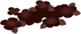 黒い小花