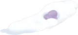 手袋がのった積雪