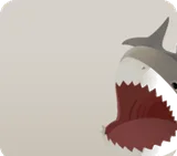 作り物のサメ