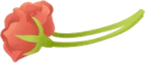 テーブル上のバラの花
