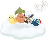 にじさんじモチーフ雲形クッション