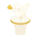 すました天使像