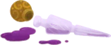 中身の溢れた瓶