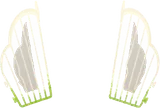 白いアイアンフェンス