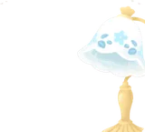 乳白ガラスのテーブルランプ
