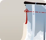 部屋を仕切る几帳