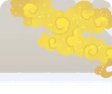 天の金の雲