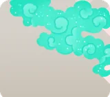 天の青い雲