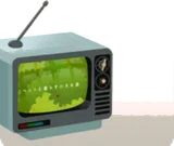ブラウン管のテレビ