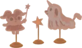 手描きのハナパキケとモノコーン
