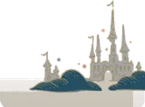 白昼夢の挿絵のお城