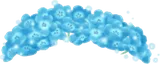 星の光のネモフィラのフェンス