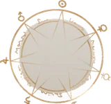 七つの基本惑星を表す七芒星の図