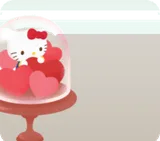 ハローキティのぬいぐるみ展示台