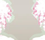 湖畔の枝垂桜・昼