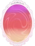 サンセットを表す抽象画