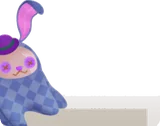参列するうさぎのぬいぐるみ・大