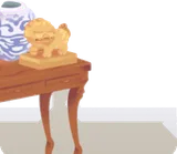 応接間の飾り棚