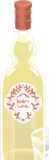レモンのリキュールとグラス