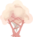 迷いの森のアイスの木立