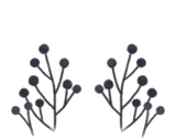 丸い草のフェンス